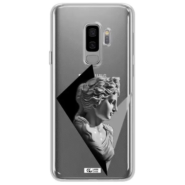 a close-up of a statue Samsung S9 Plus Clear TPU Case