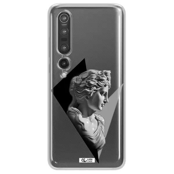 a close-up of a statue Xiaomi Mi 10 Pro Clear TPU Case