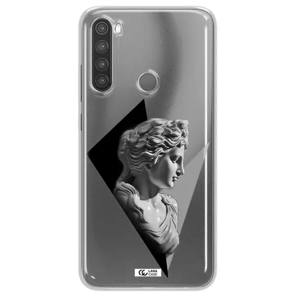 a close-up of a statue Xiaomi Note 8 Clear TPU Case