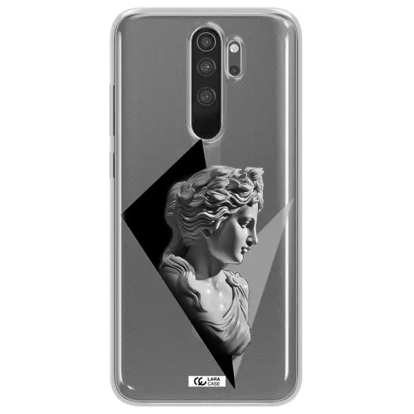 a close-up of a statue Xiaomi Note 8 Pro Clear TPU Case