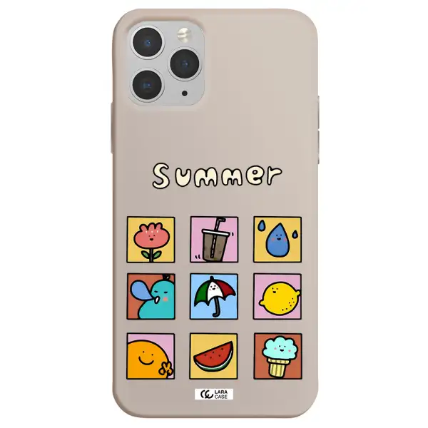 summer vibes Apple iPhone 11 pro max Silicone Stone Case