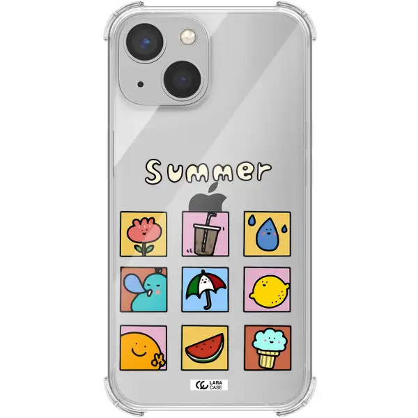 summer vibes Apple iPhone 13 mini Clear PC Case