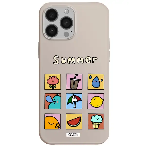 summer vibes Apple iPhone 13 Pro Max Silicone Stone Case