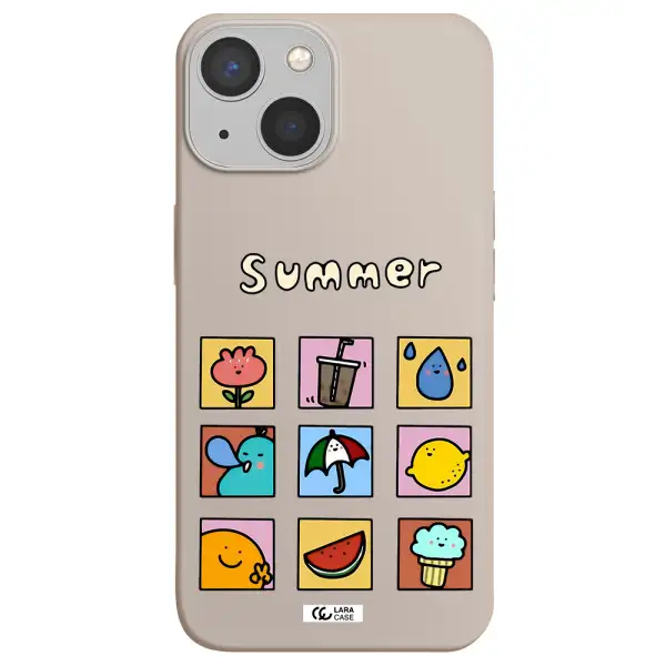 summer vibes Apple iPhone 13 Silicone Stone Case