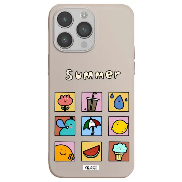 summer vibes Apple iPhone 14 pro Silicone Stone Case