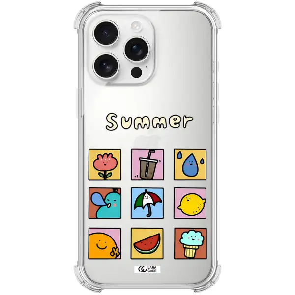 Summer Vibes Apple Iphone 16 Pro Max Clear Pc Case