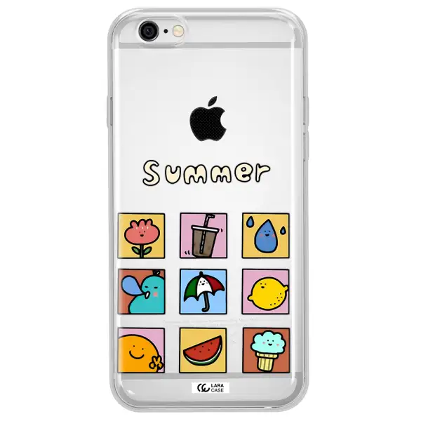 summer vibes Apple iPhone 6 Clear TPU Case