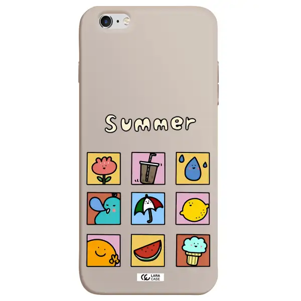 summer vibes Apple iPhone 6 plus Silicone Stone Case
