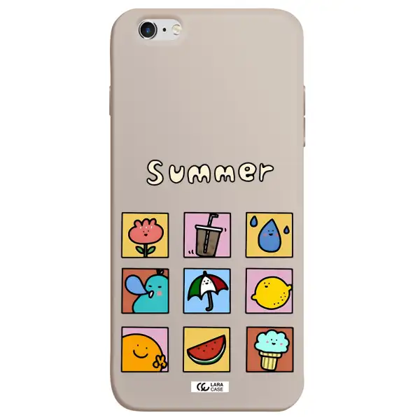 summer vibes Apple iPhone 6 s plus Silicone Stone Case