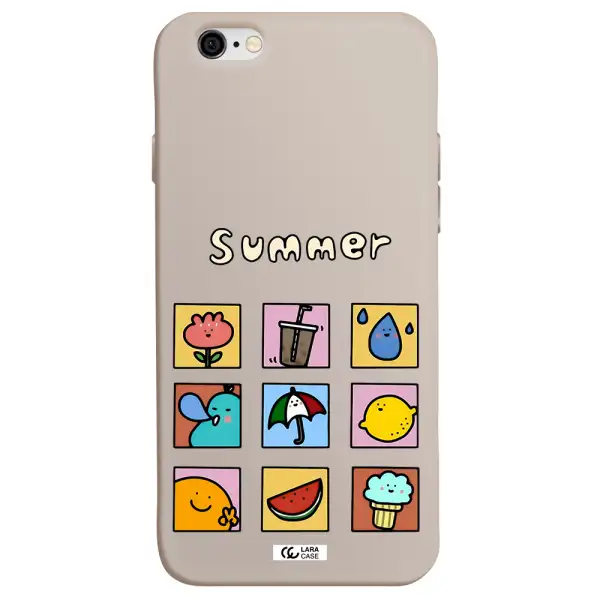summer vibes Apple iPhone 6 Silicone Stone Case