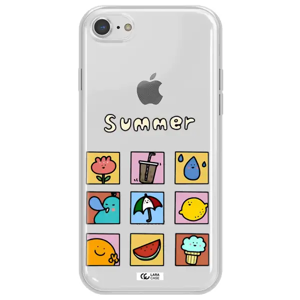 summer vibes Apple iPhone 7 Clear TPU Case
