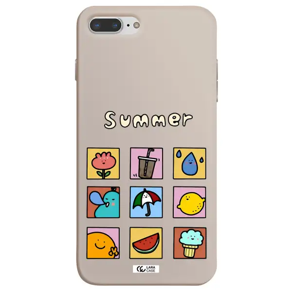 summer vibes Apple iPhone 7 plus Silicone Stone Case