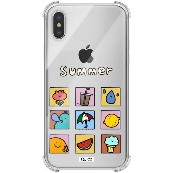 summer vibes Apple iPhone XS Clear PC Case