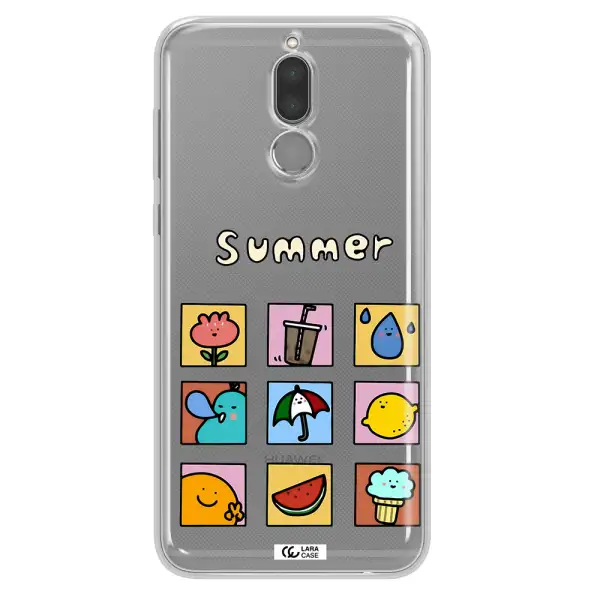summer vibes Huawei Mate 10 Lite Clear TPU Case