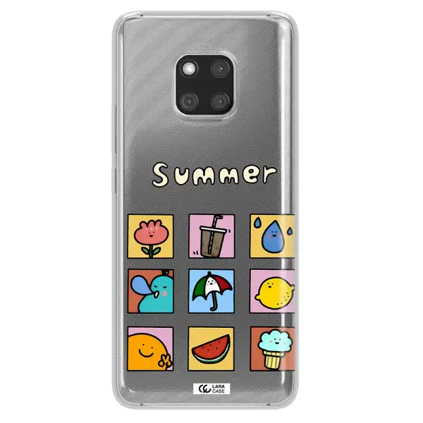 summer vibes Huawei Mate 20 Pro Clear TPU Case