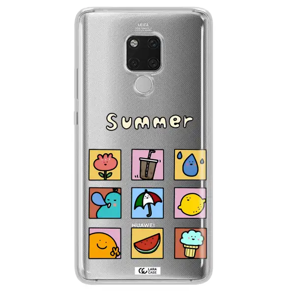 summer vibes Huawei Mate 20X Clear TPU Case