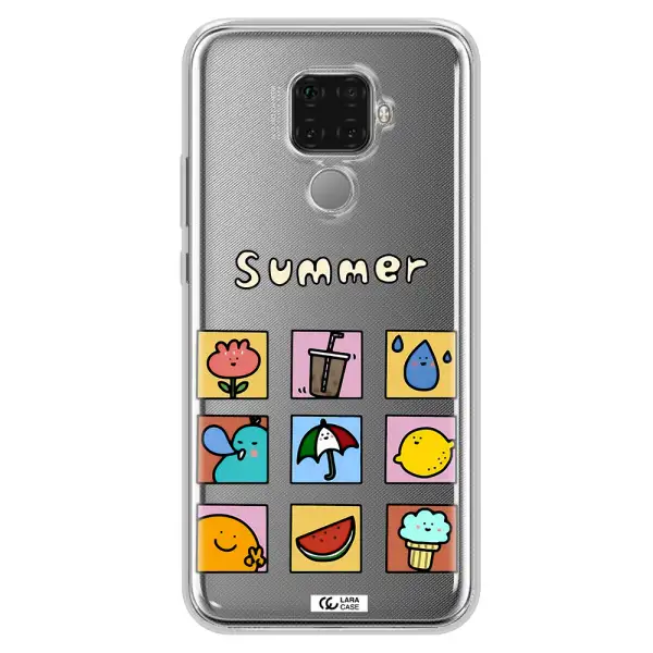 summer vibes Huawei Mate 30 Lite Clear TPU Case