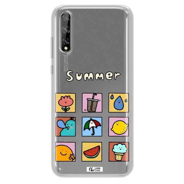 summer vibes Huawei P Smart S Clear TPU Case