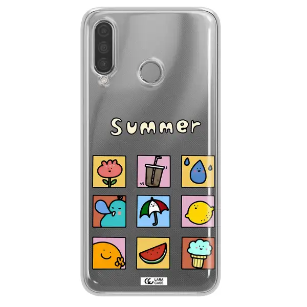 summer vibes Huawei P30 Lite Clear TPU Case