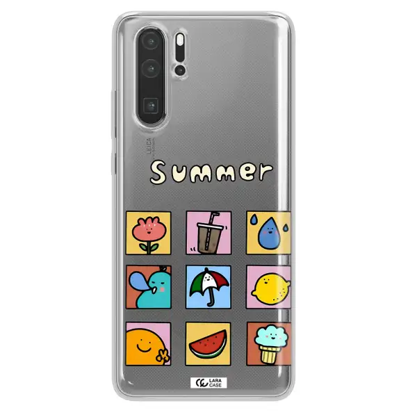 summer vibes Huawei P30 Pro Clear TPU Case