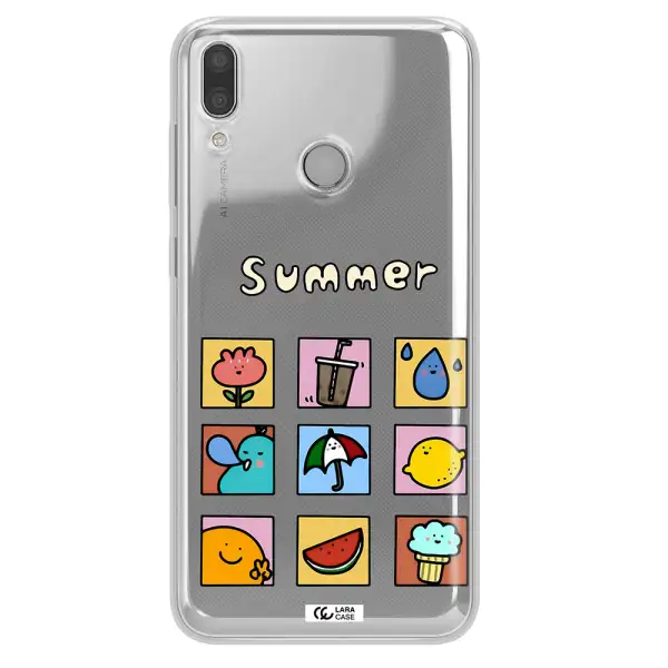 summer vibes Huawei Y9 2019 Clear TPU Case