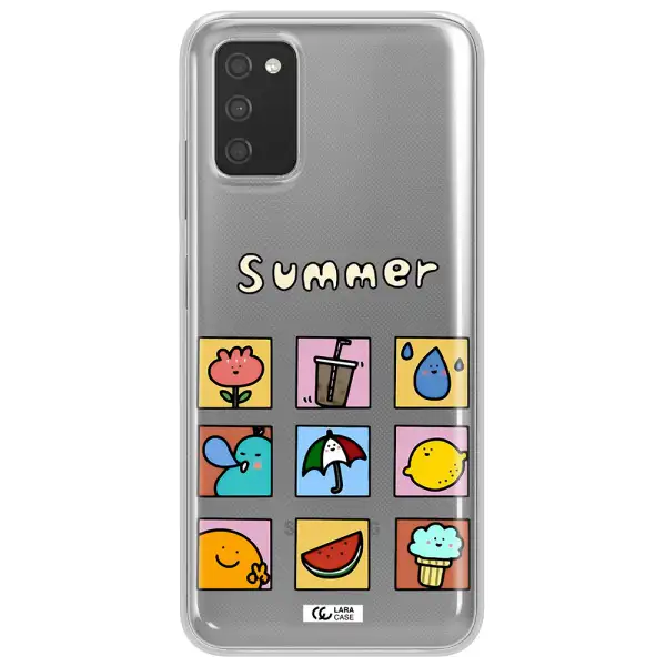 summer vibes Samsung A03S Clear TPU Case