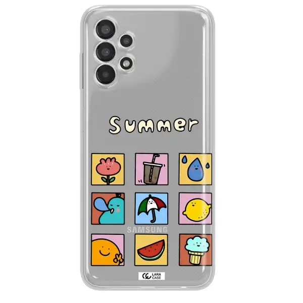 summer vibes Samsung A13 Clear TPU Case