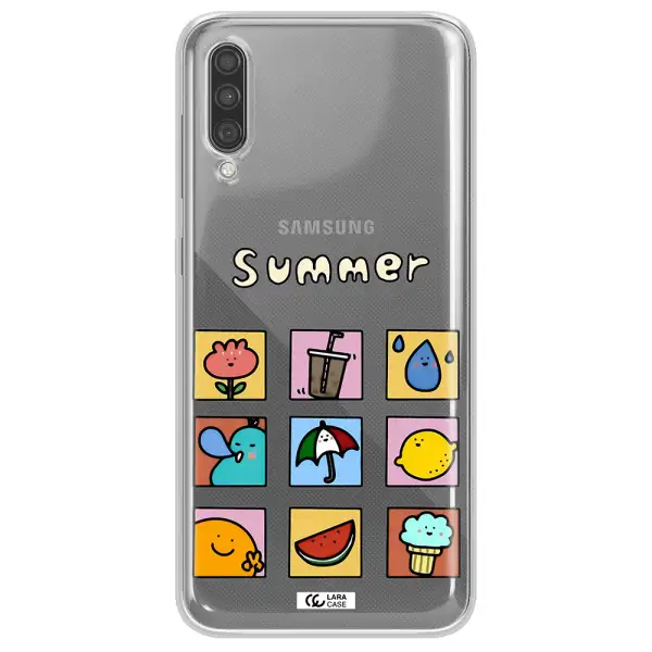 summer vibes Samsung A30S Clear TPU Case