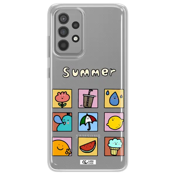 summer vibes Samsung A52 Clear TPU Case