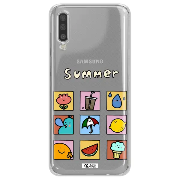 Summer Vibes Samsung A70S Clear Tpu Case