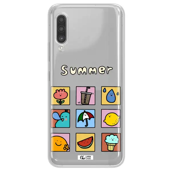 summer vibes Samsung A90 Clear TPU Case