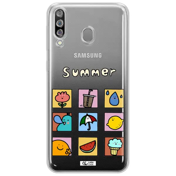 summer vibes Samsung M30 Clear TPU Case