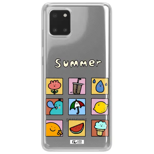 summer vibes Samsung Note 10 Lite Clear TPU Case