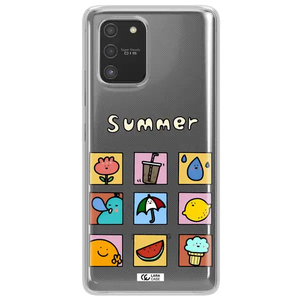summer vibes Samsung S10 Lite Clear TPU Case