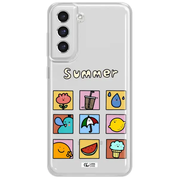 Summer Vibes Samsung S21 Fe Clear Tpu Case