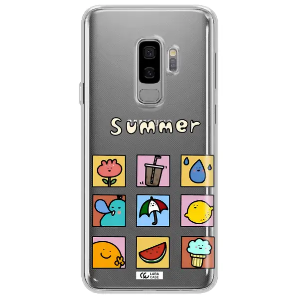 summer vibes Samsung S9 Plus Clear TPU Case