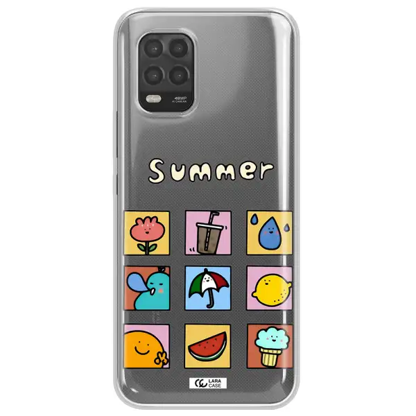 summer vibes Xiaomi Mi 10 Lite Clear TPU Case