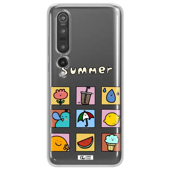 summer vibes Xiaomi Mi 10 Pro Clear TPU Case