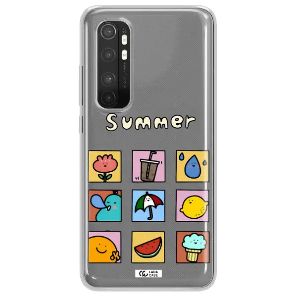 summer vibes Xiaomi Mi Note 10 Lite Clear TPU Case