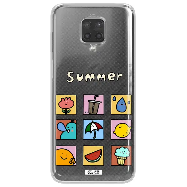 summer vibes Xiaomi Note 9 Pro Clear TPU Case
