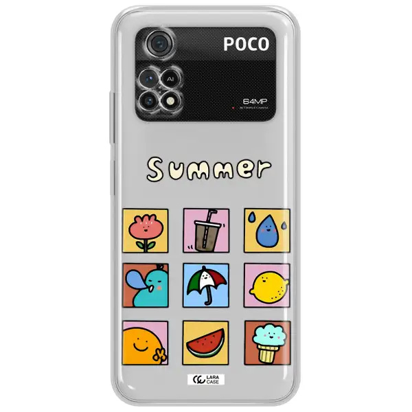 Summer Vibes Xiaomi Poco M4 Pro 4G Clear Tpu Case