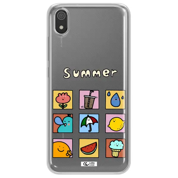 summer vibes Xiaomi Redmi 7A Clear TPU Case