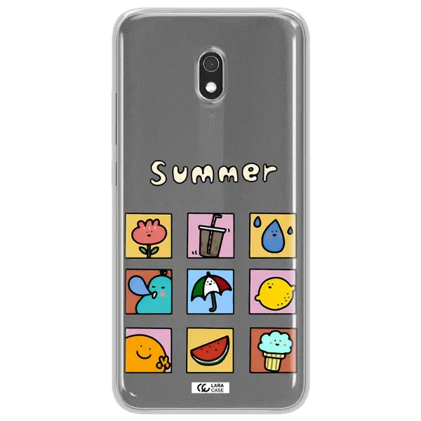 summer vibes Xiaomi Redmi 8A Clear TPU Case