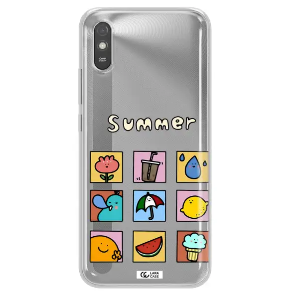 summer vibes Xiaomi Redmi 9A Clear TPU Case