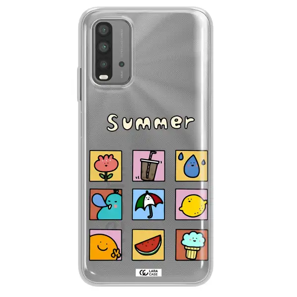 summer vibes Xiaomi Redmi 9T Clear TPU Case