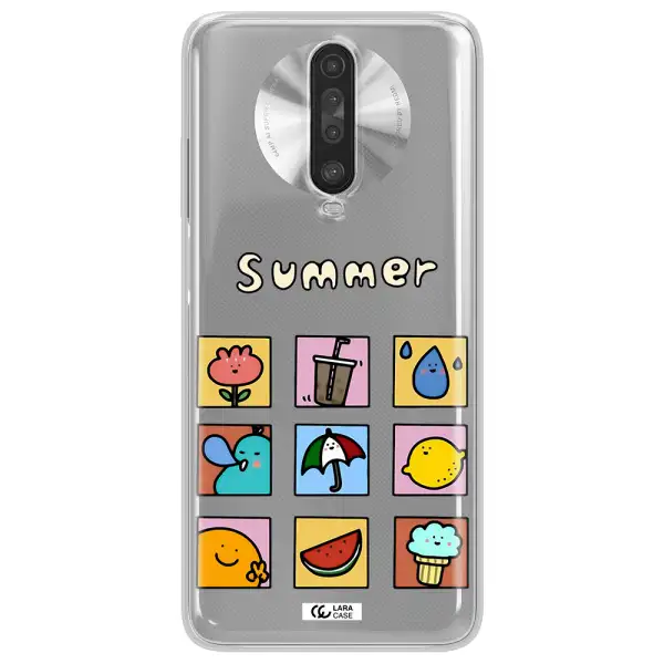 summer vibes Xiaomi Redmi K30 Clear TPU Case