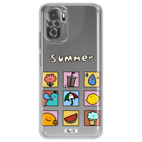Summer Vibes Xiaomi Redmi Note 10S Clear Tpu Case