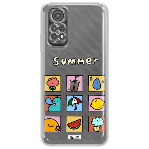 Summer Vibes Xiaomi Redmi Note 11S Clear Tpu Case
