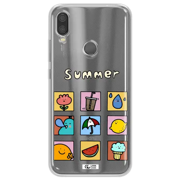 summer vibes Xiaomi Redmi Note 7 Clear TPU Case