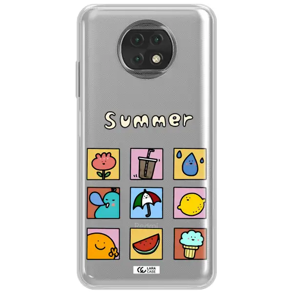 Summer Vibes Xiaomi Redmi Note 9T Clear Tpu Case